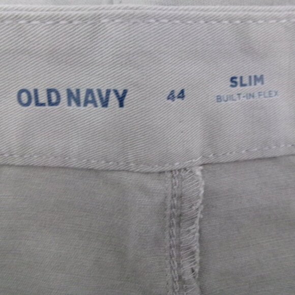 New 2 Pair Lot Men's Old Navy Chino Built-In Flex Shorts Black & Gray 44 - Picture 6 of 15